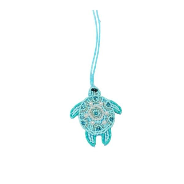 Blue Turtle Charm