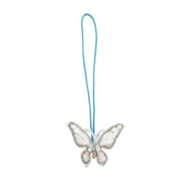 White Butterfly Charm