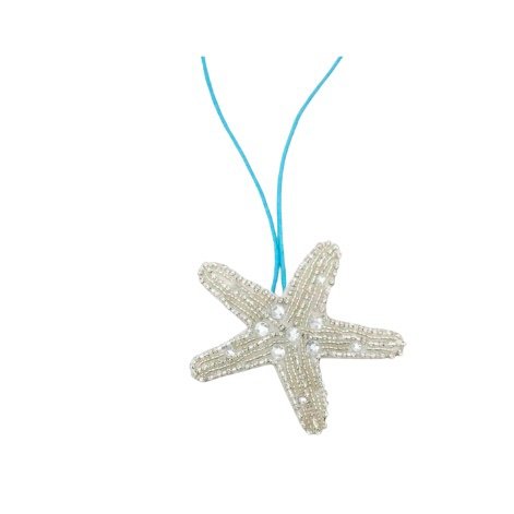 White Starfish Charm